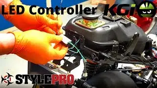 PGO Hot50 - Montering af LED Strobe Controller til baglygten