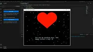 Happy Father’s Day Animation | Python Turtle Art ✨👨‍👧