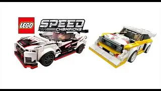 LEGO Speed Champions Nissan GT-R and Audi S1 Quattro 2020 review!!!