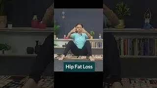 Simple xercise to Reduce Hip Fat and Strengthen Pelvic Muscles | Manjula Yoga