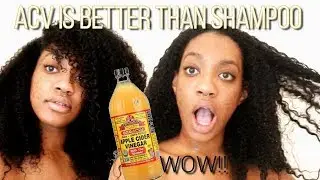 ACV Rinse on NATURAL Hair is BETTER than SHAMPOO: the Hype is REAL | STYLEDBYKAMI