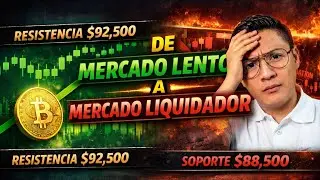 🚨 Bitcoin y el movimiento m&aacute;s importante: Ha mercado lento, mercado liquidador #btc #eth #bnb
