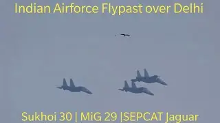 Indian Air Force fighter jets salute corona warriors in Delhi