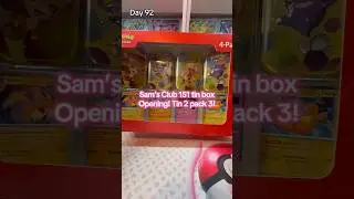 Sam&rsquo;s Club 151 tin box opening! #fyp #pokemon #pokemon151 #pokemoncards #pokemontcg #pok&eacute;mon #foryou