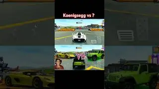 Koenigsegg vs Mystery Supercar | 1v1 Extreme Car Driving Simulator Showdown!