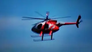 Roban MD500E.700 size Motion RC with Shockwave sound system from Model Sounds Inc.