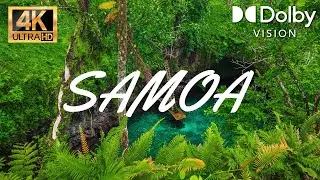 FLYING OVER SAMOA 4K UHD TV - Relaxing Music Along With Beautiful Nature Videos - 4K Video Ultra