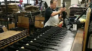 powerful Gun & Bullet making process. in factory