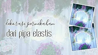 Dekorasi Pernikahan dengan Pipa Elastis