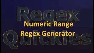 Numeric range regex generator