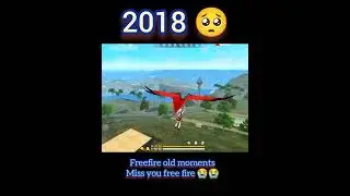 FREEFIRE 2023💔VS FREEFIRE 2018🥺FF OLD MEMORIES|| FF glider |miss ff #viral #freefire #ytshorts  #old