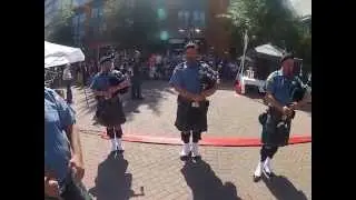Breezy Point Catholic Club Pipes and Drums Plays Beckett's Celtic Fest 2014 (12PM)