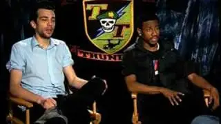 Jay Baruchel Brandon T. Jackson interview for Tropic Thunder