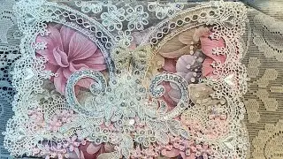 Alter a cosmetic bag to a gift box - DT project for AngeldreamCraftsKim on Etsy