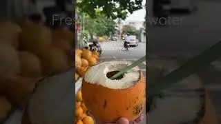 Fresh coconut water #freshcoconut #coconutwater #india #indiafood
