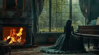 Peaceful Fire Sounds Blended with Slow Piano Melodies &ndash; A Soul-Soothing Ambience for Rest