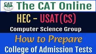 HEC USAT CS (Computer Science Group) for Admissions and Scholarships. What is syllabus & preparation