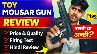 Toy mousar gun 🔫 review and power test 