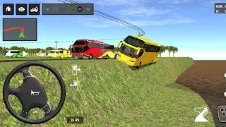 Euro Bus Driving Game Public Transportation 2024 -  Indonesia Bus Simulator Android Gameplay #428 