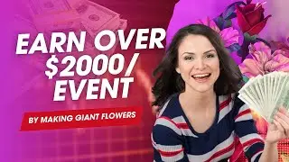 Making Money with Foam Flowers! 💰 Easy DIY Business Idea!