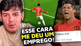 CRISTIANO RONALDO VERSÃO BOLA DE OURO 2008! wardi REACT