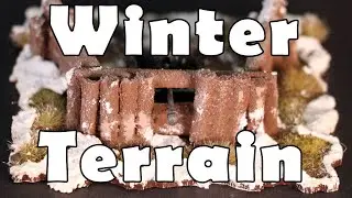 Quick and easy winter wargaming terrain with TabletopCP :: Age of Sigmar, 40k, Chain of Command