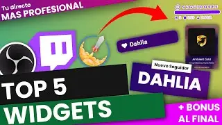 🚀 LOS MEJORES Widgets para tus directos con OBS  -  TOP 5 WIDGETS para MEJORAR tus Streams  *GRATIS*