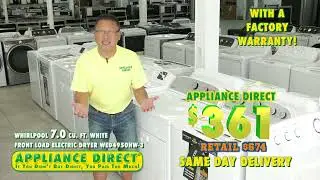 Appliance Direct Year End Clearance Dryer