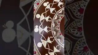 Warli Art | Warli Mandala Fusion | Warli Painting | Art Khazana With Parul |