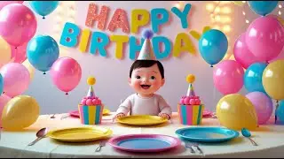 🎉🎂 Happy Birthday Party Song | 3D Nursery Rhyme for Kids ✨