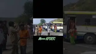Giddalur to Ongole Two Express Busses Accident #virul #apsrtc #travel #ongole  #apsrtcbus #giddalur