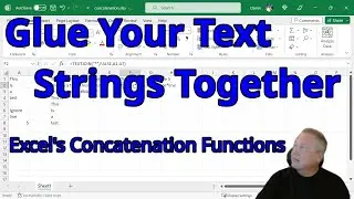 Building Text Strings in Excel With Concatenation