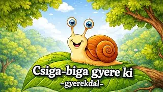 🌈Csiga-biga 🐌 | magyar gyerekdal kicsiknek
