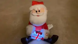 Rudolph Animated Jingle Jingle Santa Plush By Gemmy - Review & Demo