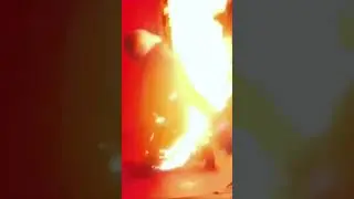 I ACTUALLY GOT SET ON FIRE 🔥  #fire #stuntman #viral #reels #subscribe #subscribers #crazy #like