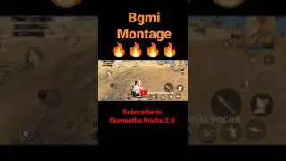 Bgmi montage Pubg Mobile India Gameplay Video Battleground Mobile India #gurunathapocha