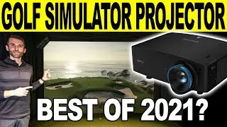 Best HD Golf Simulator Projector? BenQ LU935ST REVIEW - Full Unboxing, Specs, & Demo