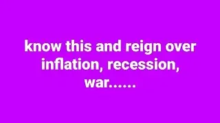 Above inflation and recession #motivation