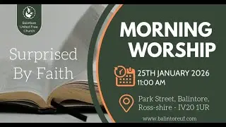 Morning Worship (25-JAN-2026)