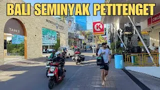 Bali Seminyak, Petitenget Street Walking Tour Today 2025