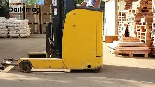How to use 115248 heavy duty hang type magnetic sweeper with folklift hanger