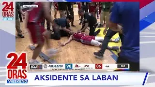 JM Bravo ng LPU Pirates, nawalan ng malay matapos makaumpugan ang... #shorts | 24 Oras Weekend