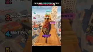 Смешные моменты в Goat Simulator 3 😂 | Ultimate Goat Chaos #gaming #shortsfeed