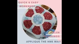 HNK Mini Class: Glue Stick Appliqué | Gluestick Applique Technique Using HNK Applique Paper