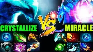 Miracle- Puck Full Skilled VS Crystallize Morphling Full Build - HARD GAME - Dota 2