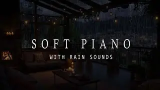 Peaceful Night Rain at Quiet Balcony 🌧 Deep Sleep Music for Restful Sleep