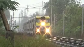 Incredible K5LL Horn - LIRR 514 EMD DM30AC Leading Double Decker Trains Compilation