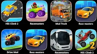 Drive Mad, Taxi Run, Hill Climb 2, Racemaster,Mud Truck, Race Masters, Indonesia Bus Simulator 