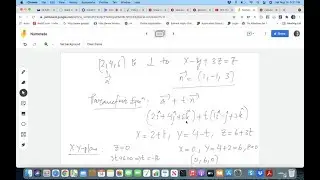 (a) Find parametric equations for the line through (2, 4, 6) that is perpendicular to the plane x -&hellip;