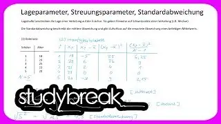 Lageparameter, Streuungsparameter, Standardabweichung | Diagnostik